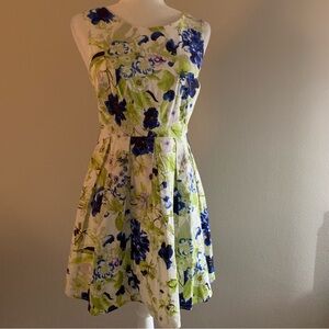 Forever 21 Contemporary Floral Fit & Flare Dress